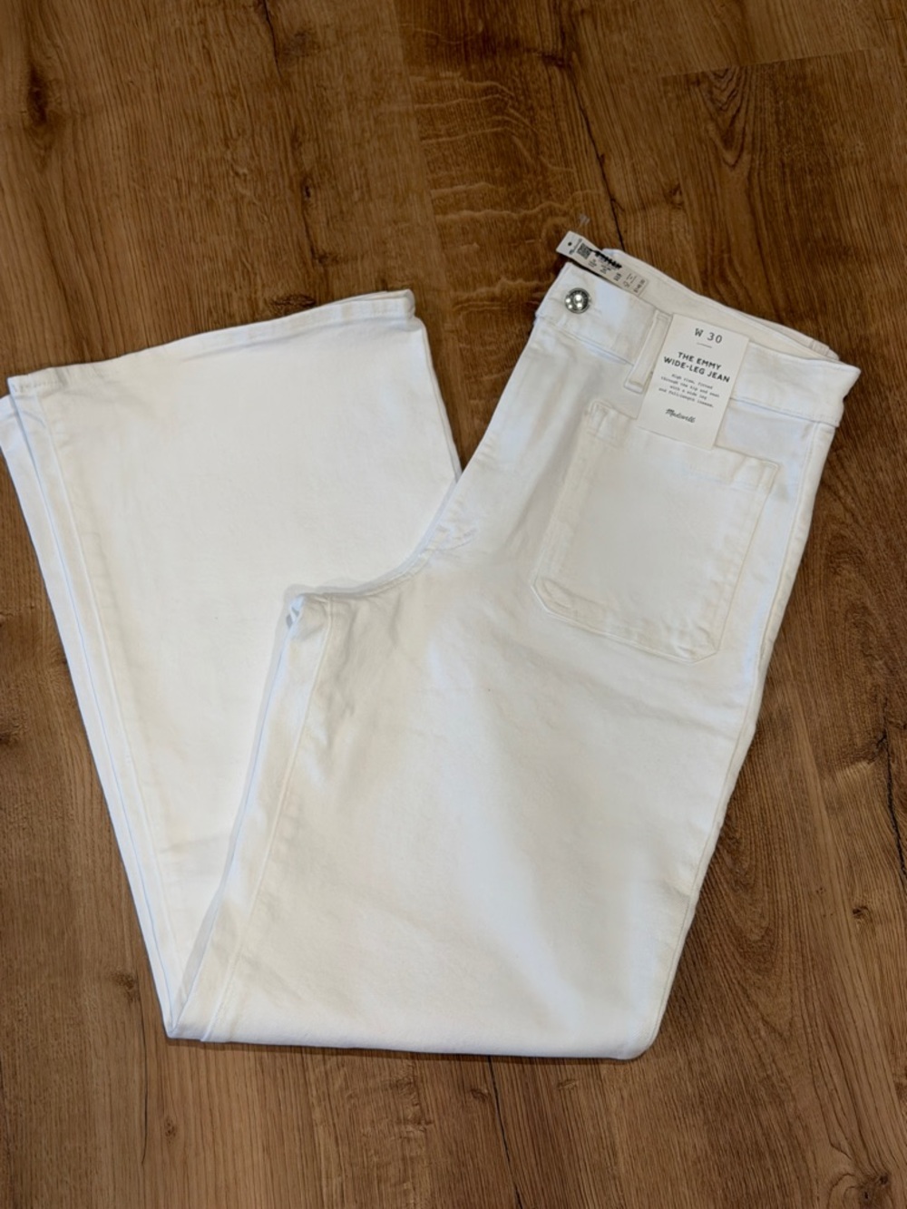 Madewell The Emmy Wide-Leg Jean in Super Stretch Denim - Picture 9 of 9